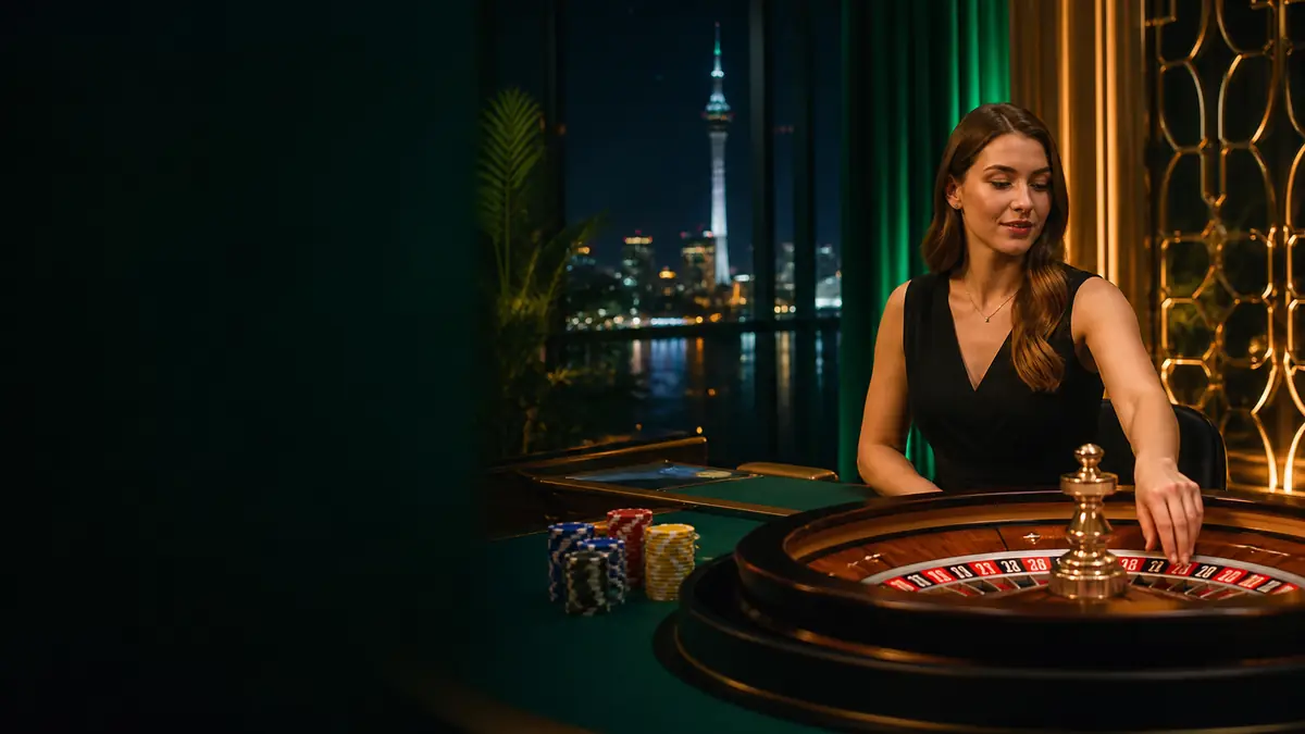 New Zealand live casino table